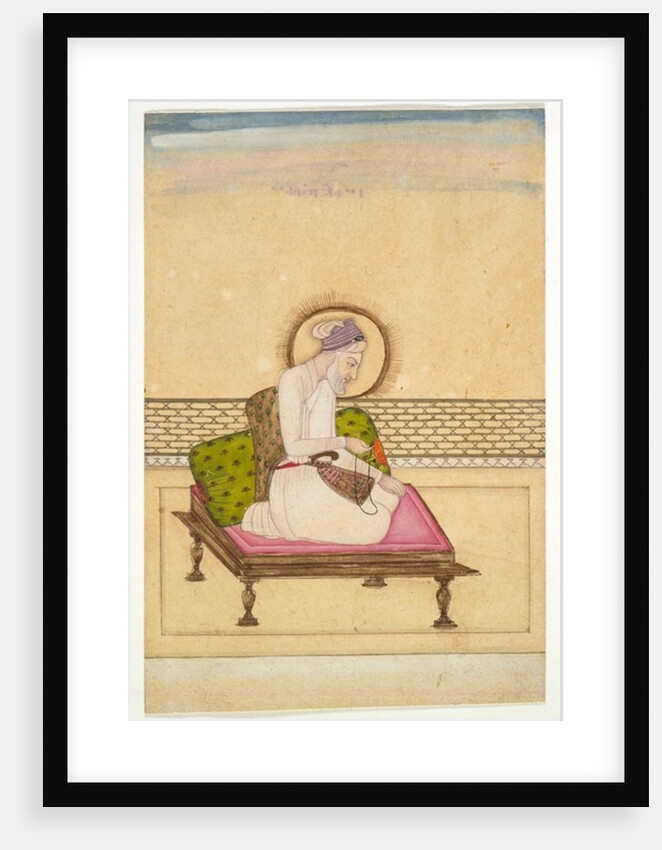Emperor Aurangzeb , c.1725 by School Mughal