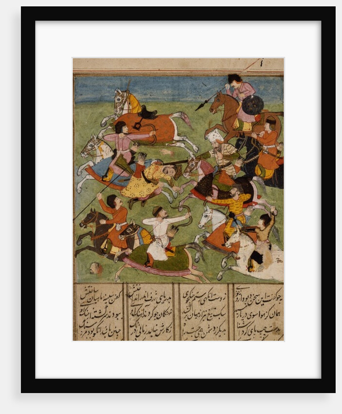 Battle Scene, c.1610-20 by Mughal School