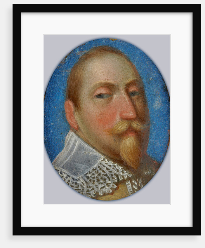 Miniature of Gustav II Adolf, King of Sweden, c.1630 by Unknown