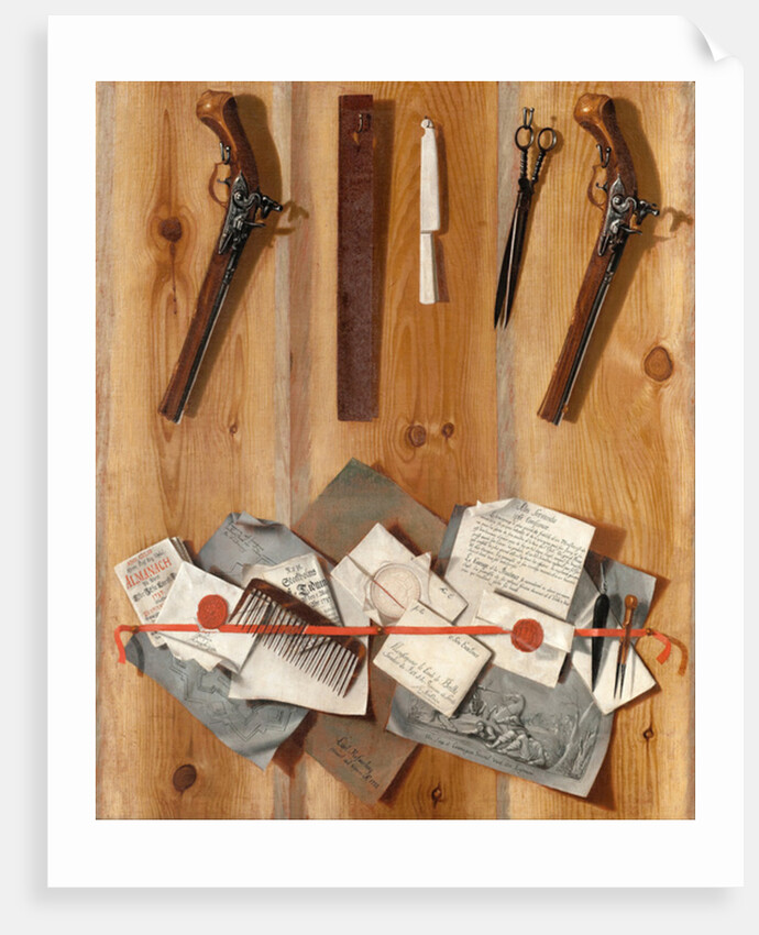 Trompe l'oeil, 1737 by Carl Hofverberg