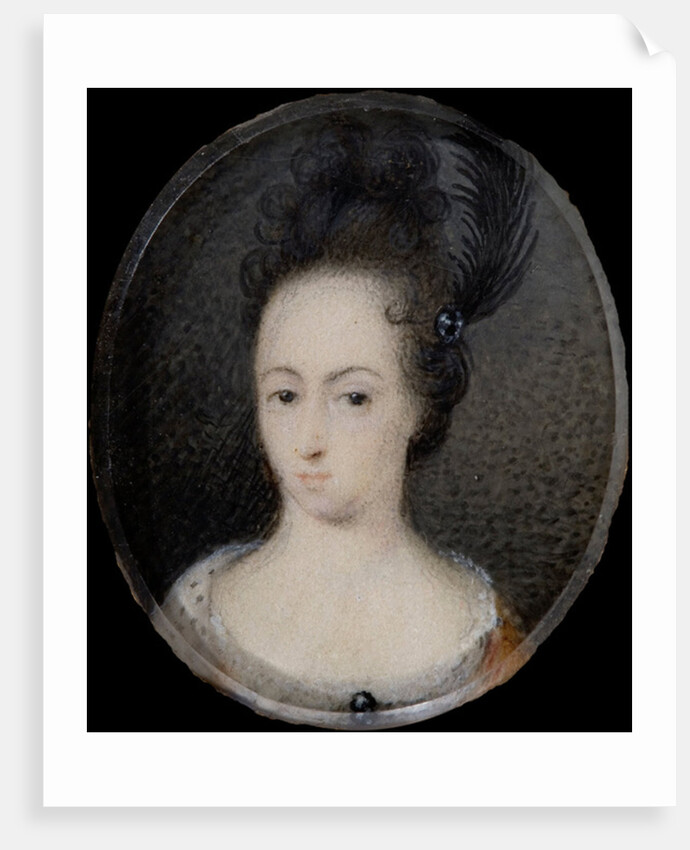 Miniature of Hedvig Sofia, Princess of Sweden, c.1700 by David von Krafft
