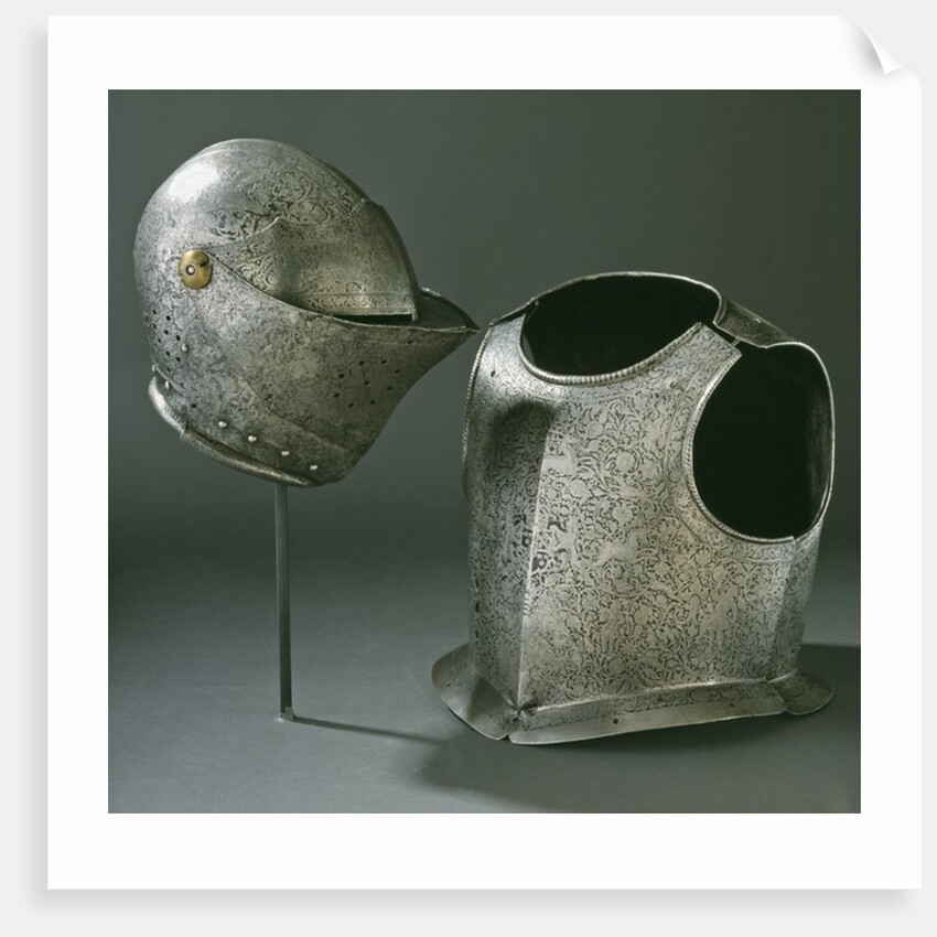 Helmet and armour, c.1620 by Unknown Artist