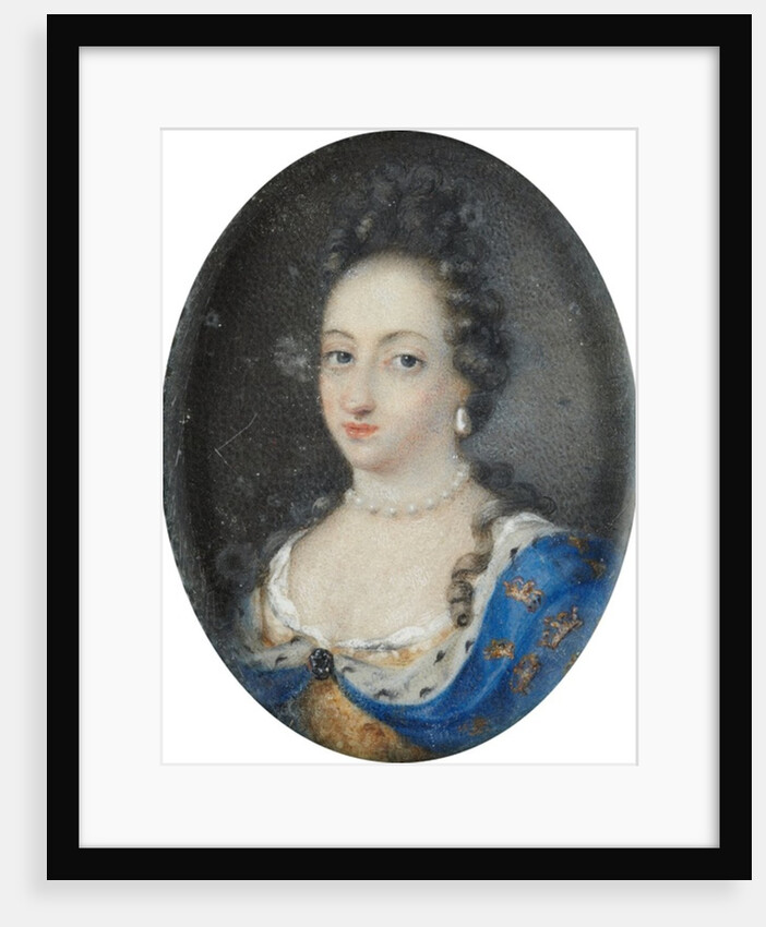 Miniature of Queen Ulrika Eleonora the Elder of Sweden, c.1680 by Unknown Artist