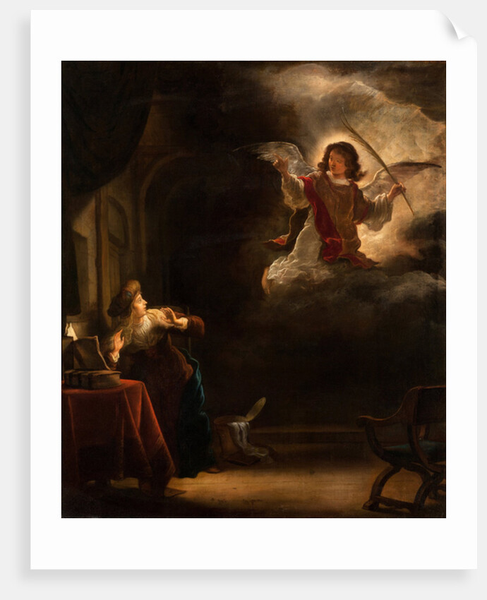 The Annunciation, 1655 by Salomon Koninck