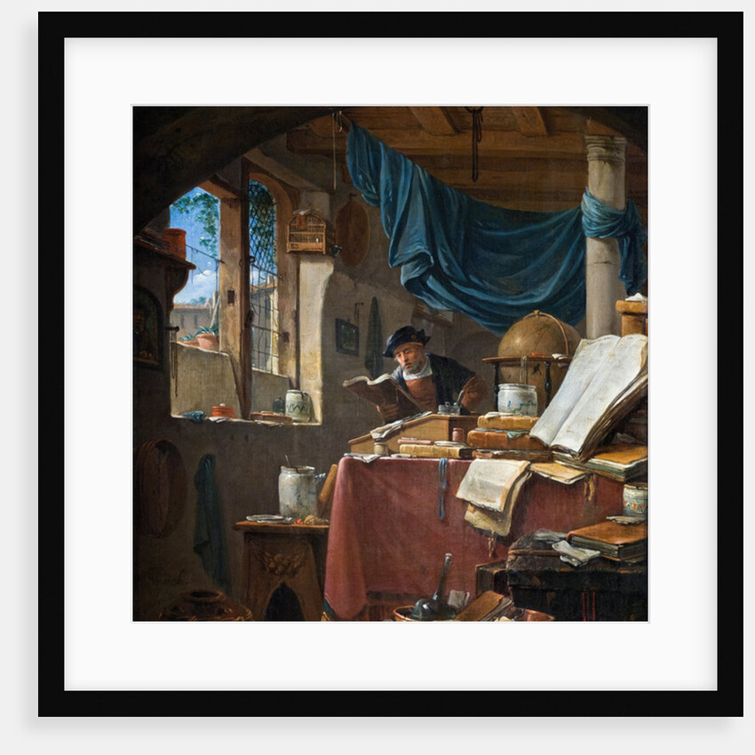 A scholar in his Study by Thomas Wyck