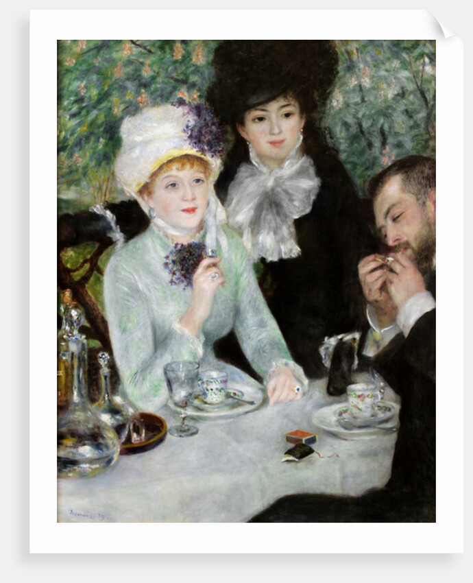 The End of Luncheon, 1879 by Pierre Auguste Renoir