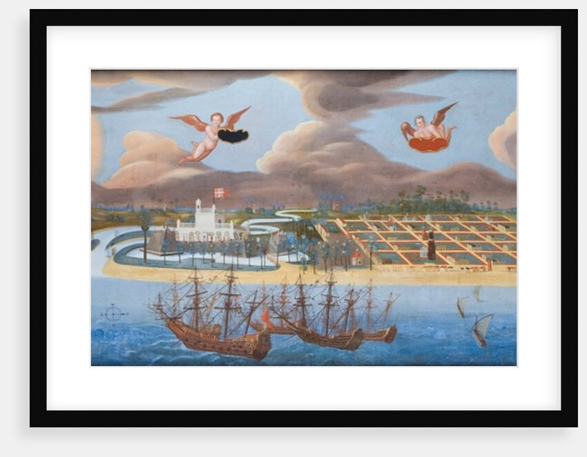 View of the Danish colony of Tranquebar in India, c.1658 by Unknown