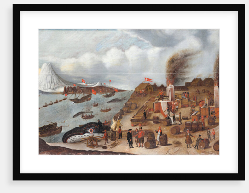 Danish whaling station, 1634 by Abraham Speeck