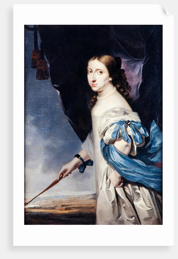 Portrait of Queen Christina of Sweden, 1661 by Abraham Wuchters