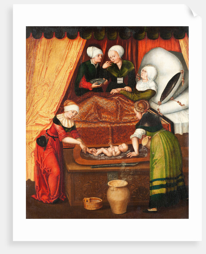 Birth of the Virgin Mary by Lucas the Elder Cranach