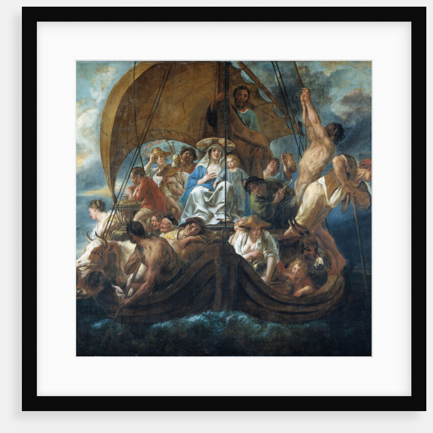 The Holy Family and others flee into Egypt, 1652 by Jacob Jordaens