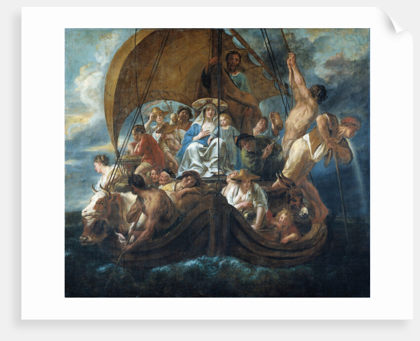 The Holy Family and others flee into Egypt, 1652 by Jacob Jordaens