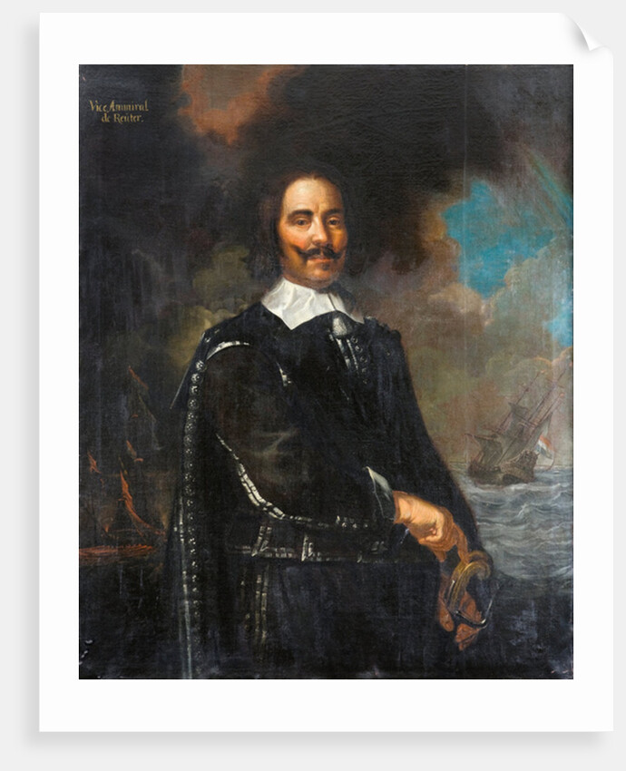 Vice Admiral de Ruyter, 1656 by Karel van III Mander