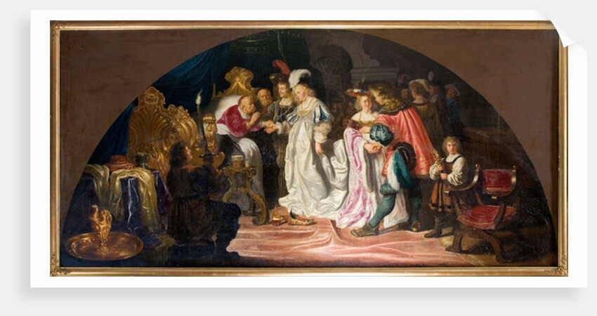 Ceiling painting from Kronborg Castle Denmark, c.1642 by Salomon Koninck