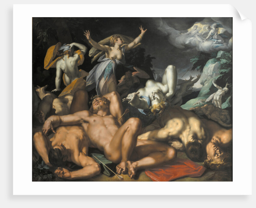 Apollo and Diana Punishing Niobe by Killing her Children, 1591 by Abraham Bloemaert
