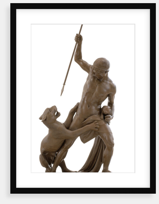 The Panther Hunter, 1846 by Jens Adolf Jerichau