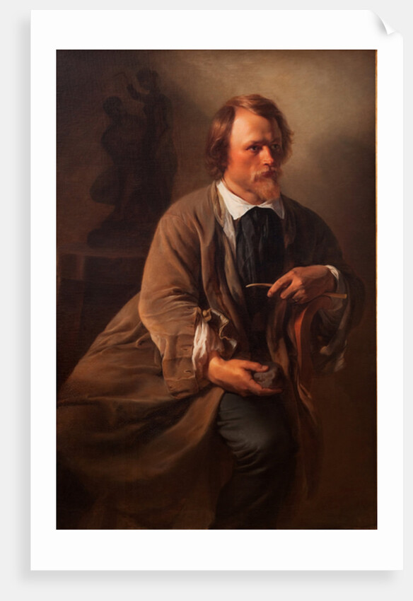 The Sculptor Jens Adolf Jerichau, the Artist's Husband, 1846 by Elisabeth Maria Anna Jerichau-Baumann