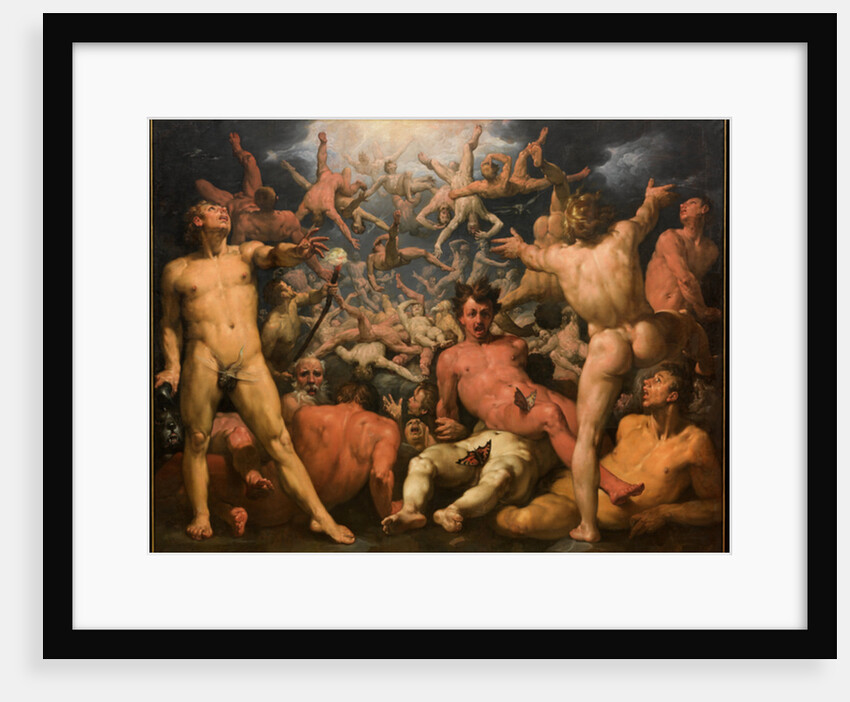 The Fall of the Titans, 1588-90 by Cornelis Cornelisz. van Haarlem