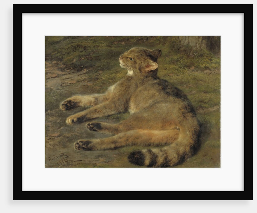 Wild Cat, 1850 by Rosa Bonheur