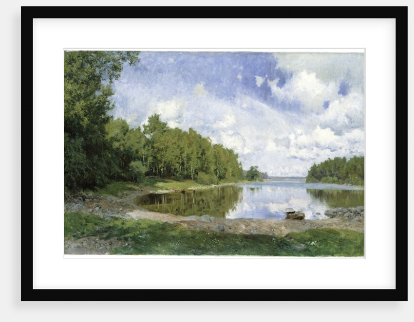 Lake view at Engelsberg, Vastmanland, 1893 by Olof Per Ulrik Arborelius