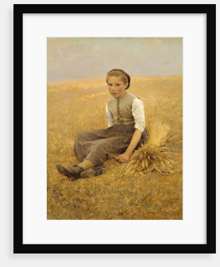 The Little Gleaner, 1884 by Hugo Salmson