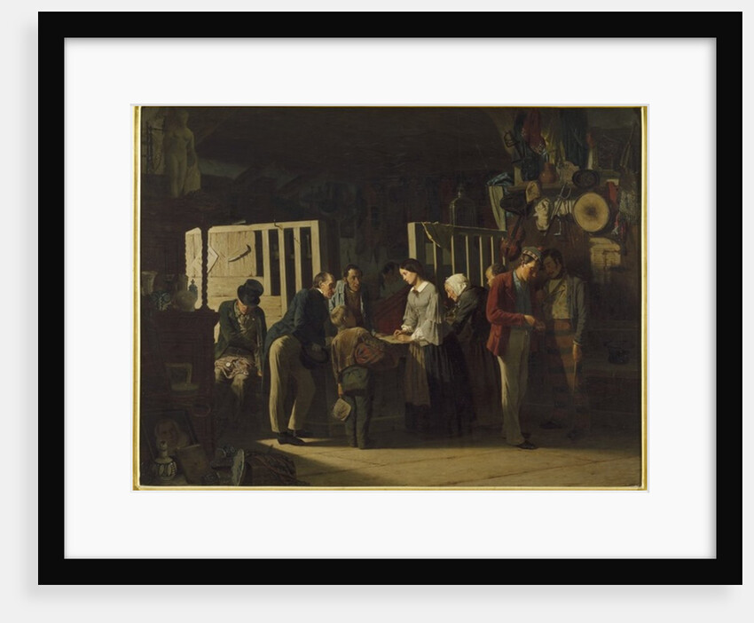 The Pawn Shop II, 1859 by Carl-Hendrik d' Unker