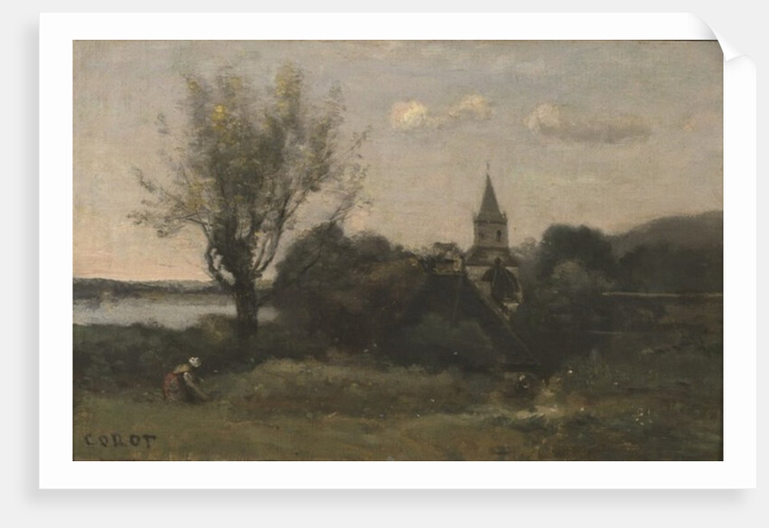 Ennery near Auvers by Jean Baptiste Camille Corot
