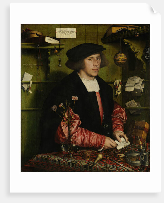 Portrait of the Merchant George Gisze, 1532 by Hans Holbein the Younger