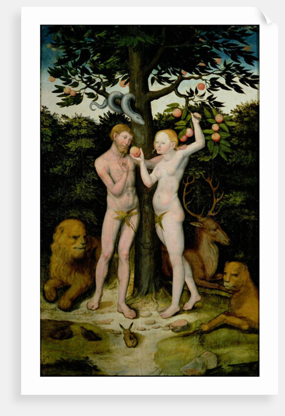 Adam and Eve by Lucas the Elder Cranach