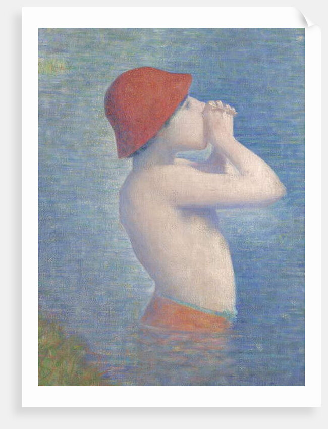 Detail of the Bathers at Asnières, 1884 by Georges Pierre Seurat