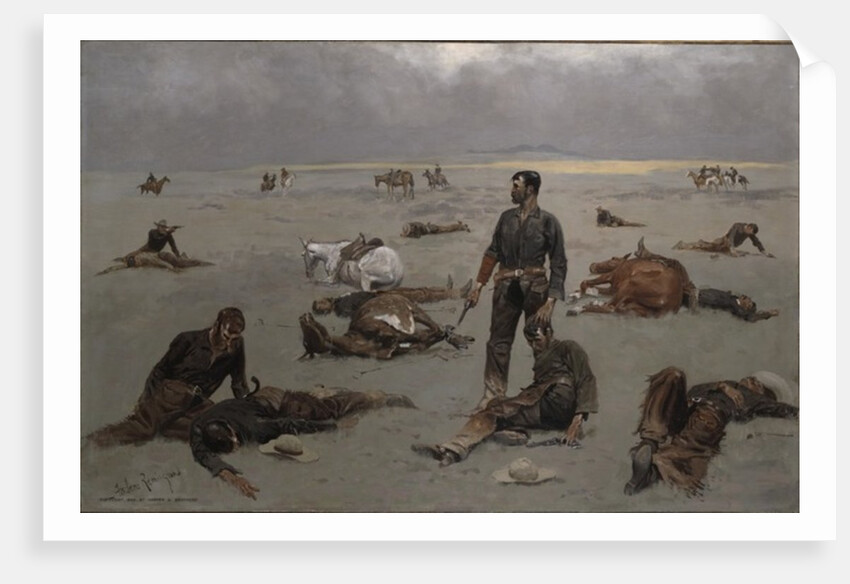 What an Unbranded Cow Has Cost, 1895 by Frederic Remington