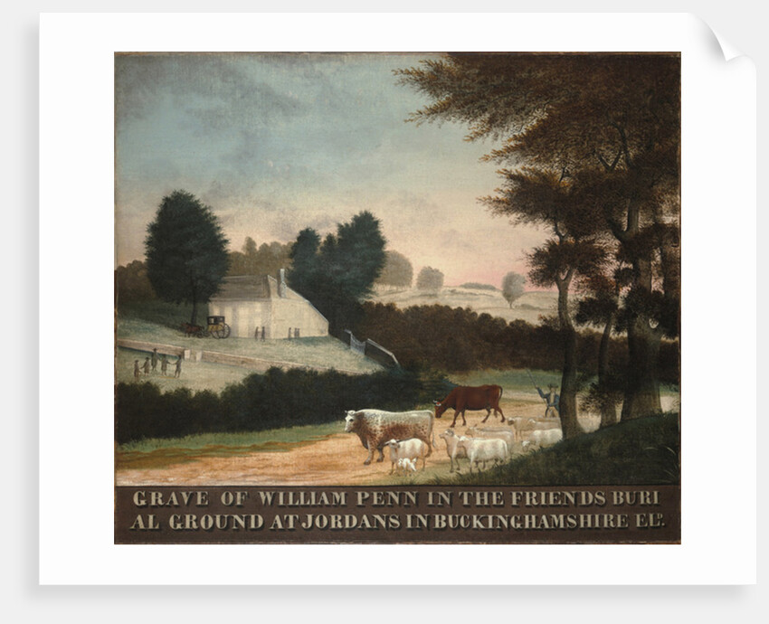 The Grave of William Penn, 1847 by Edward Hicks