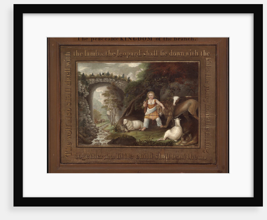 The Peaceable Kingdom of the Branch, c.1825-30 by Edward Hicks