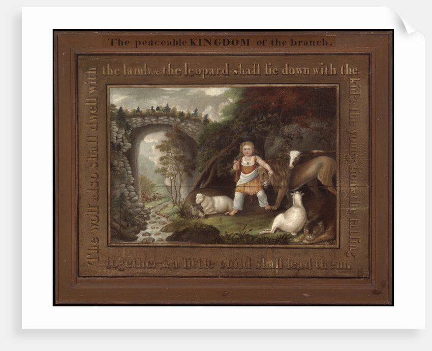 The Peaceable Kingdom of the Branch, c.1825-30 by Edward Hicks