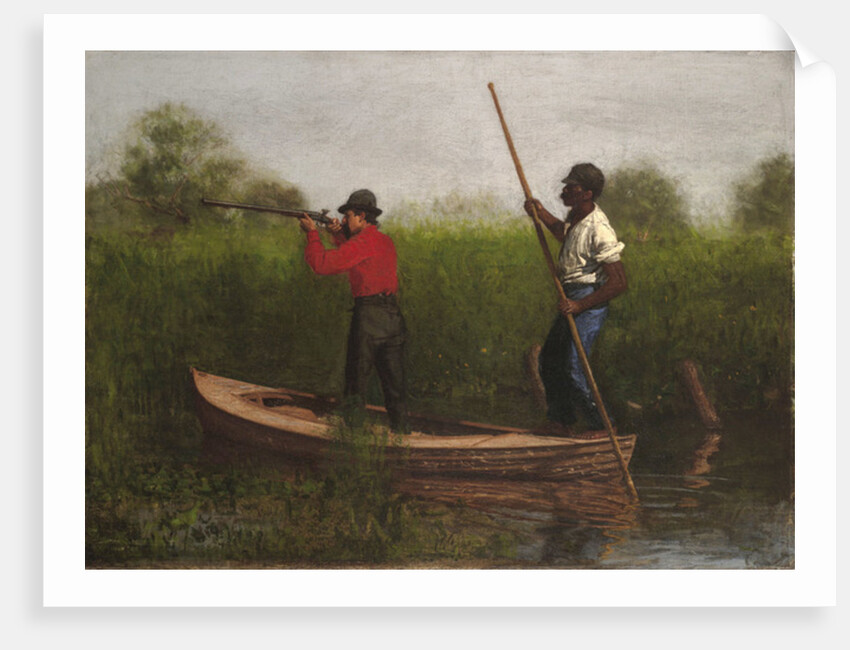 Rail Shooting on the Delaware, 1876 by Thomas Cowperthwait Eakins