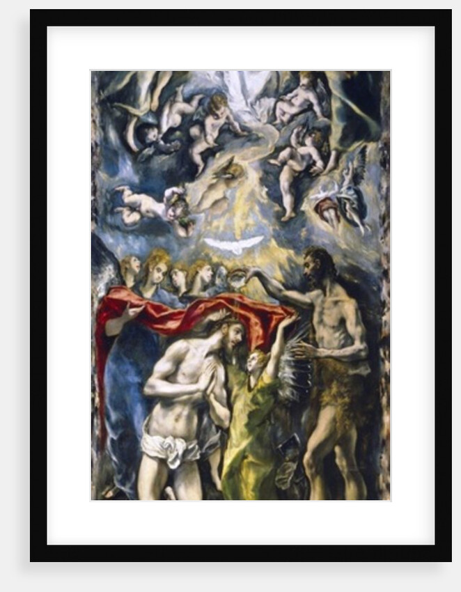 The Baptism of Christ, c.1597 by El (1541-1614) Greco