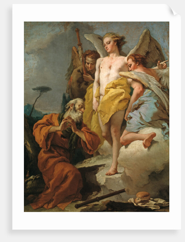 Abraham and the Three Angels, c.1770 by Giovanni Battista (1696-1770) Tiepolo