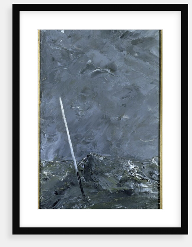 Stormy Sea Buoy without Top Mark, 1892 by August Johan Strindberg