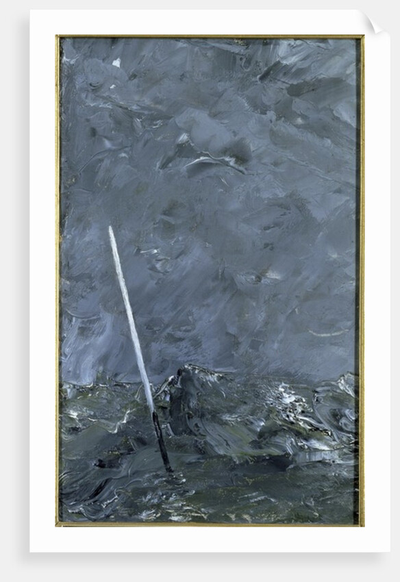 Stormy Sea Buoy without Top Mark, 1892 by August Johan Strindberg