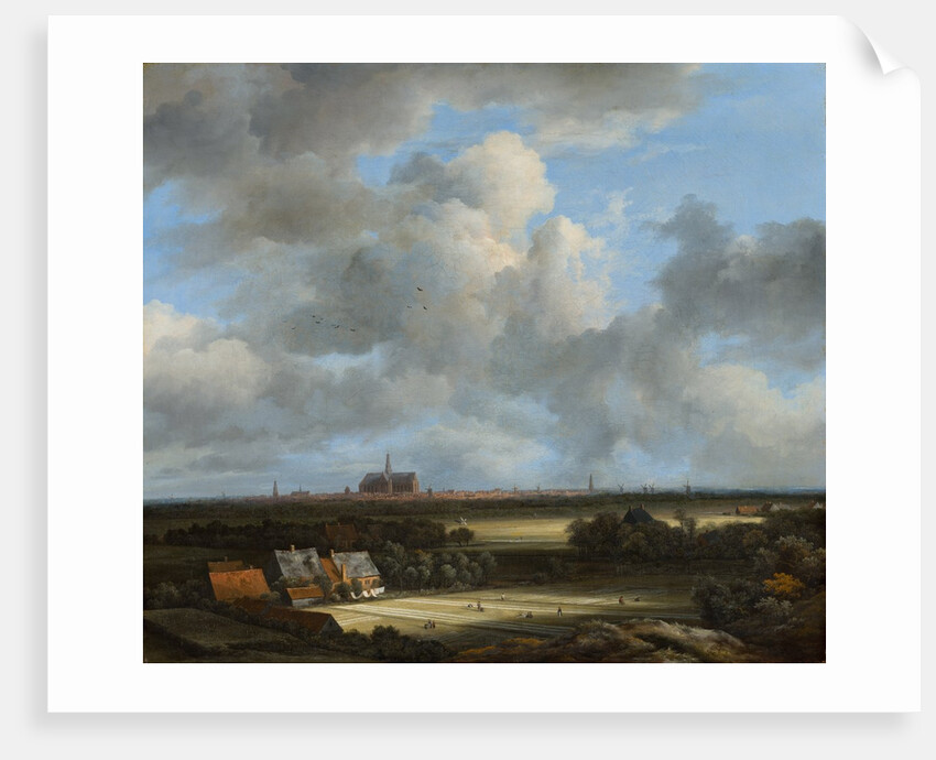 View of Haarlem with Bleaching Grounds, c.1670-75 by Jacob Isaaksz. or Isaacksz. van Ruisdael