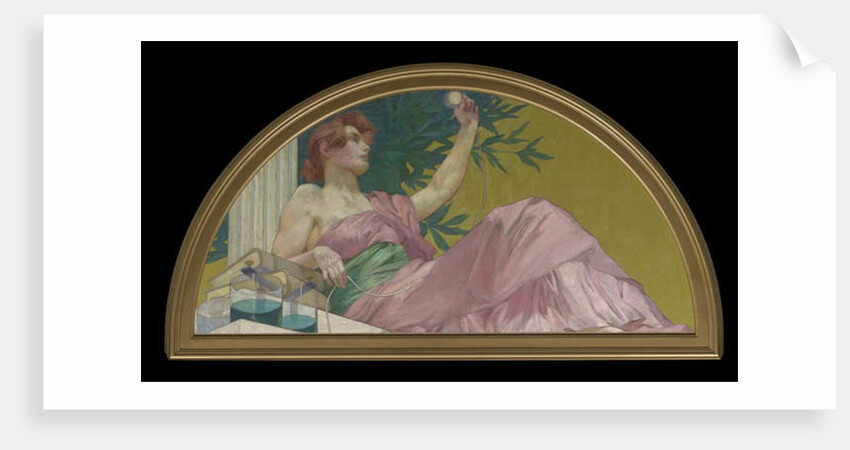 Muse of Electricity, 1893 by Henry Siddons Mowbray