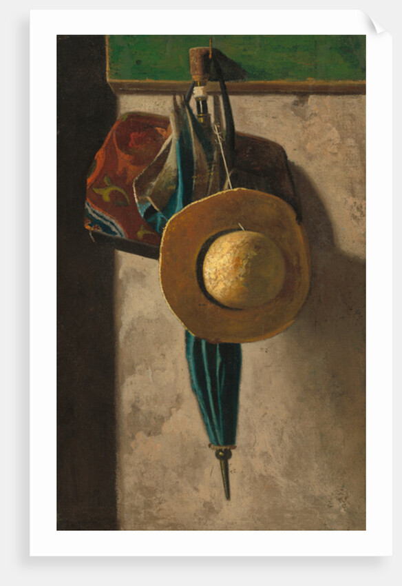 Straw Hat, Bag and Umbrella, c.1900 by John Frederick Peto