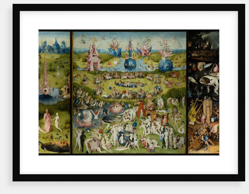 The Garden of Earthly Delights, 1490-1500 by Hieronymus Bosch
