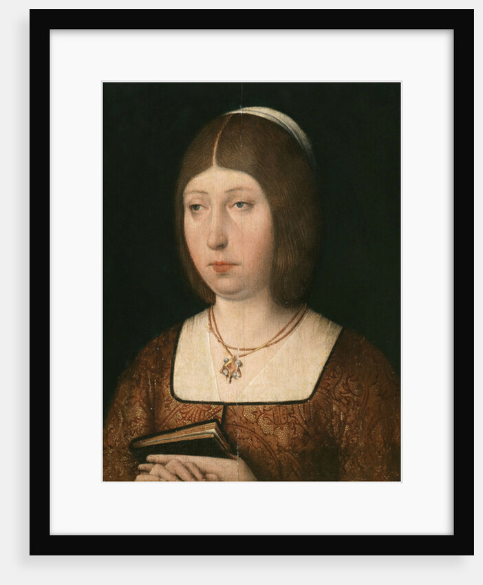 Portrait of Isabella 'The Catholic', Queen of Castile, c.1490 by Flemish School