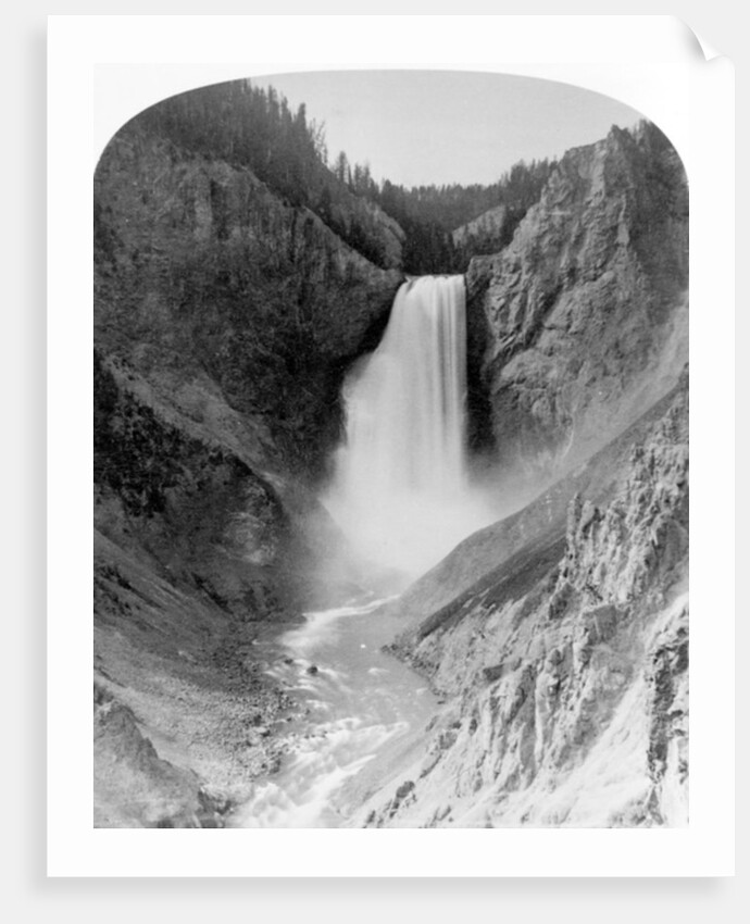 Great Falls of the Yellowstone, 360 feet, c.1883 by Frank Jay Haynes