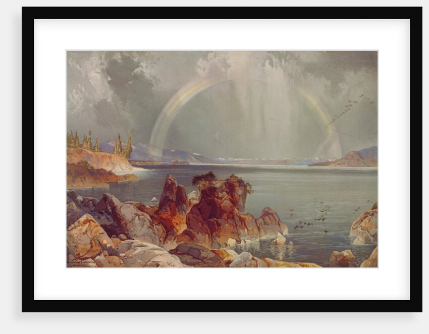 Yellowstone Lake, c.1875 by Louis Prang
