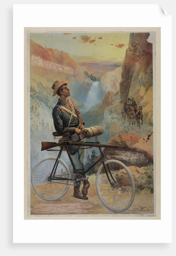 Golden Gate, sunset in the Yellowstone Park, c.1897 by Major and Knapp Sarony