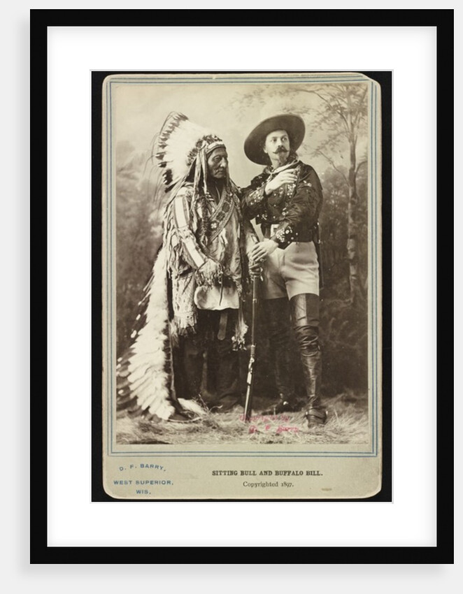 Sitting Bull and Buffalo Bill, 1885 by Photographer Canadian