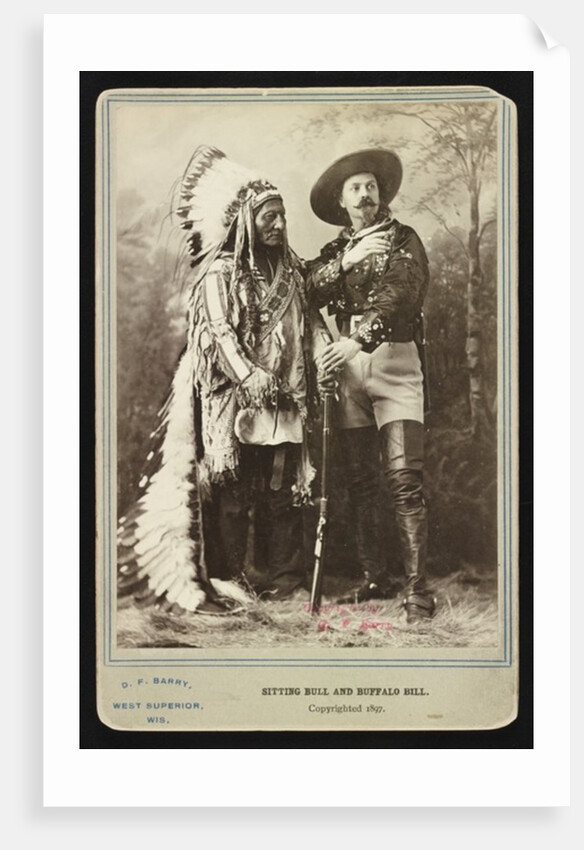 Sitting Bull and Buffalo Bill, 1885 by Photographer Canadian