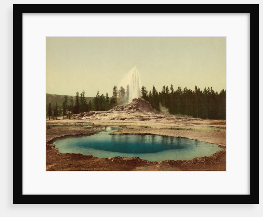 Castle Geyser, Yellowstone National Park, c.1898 by American Photographer